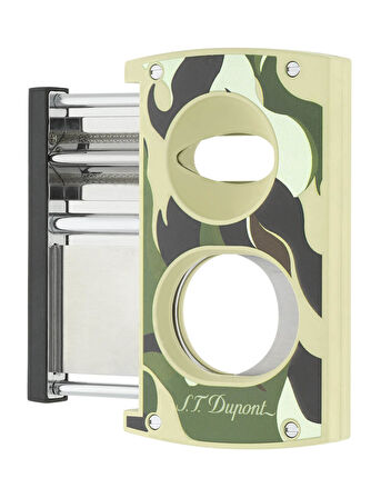 S.T. Dupont Camo Haki İki Bıçaklı Puro Kesici 3450