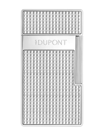 S.T. Dupont Biggy Gümüş Diamond Head Çakmak 25210
