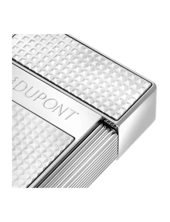 S.T. Dupont Biggy Gümüş Diamond Head Çakmak 25210