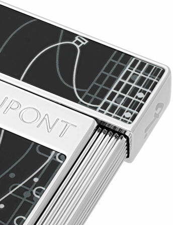 S.T. Dupont Slimmy Fender Siyah Çakmak 028025