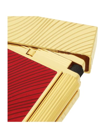 S.T. Dupont Ligne 2 Horse Mane Guilloche Kırmızı Çakmak C16089CL
