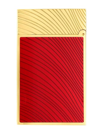 S.T. Dupont Ligne 2 Horse Mane Guilloche Kırmızı Çakmak C16089CL