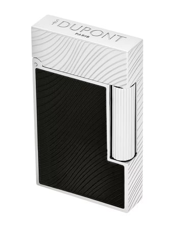 S.T. Dupont Ligne 2 Horse Mane Guilloche Horsemane Siyah Çakmak 016090CL