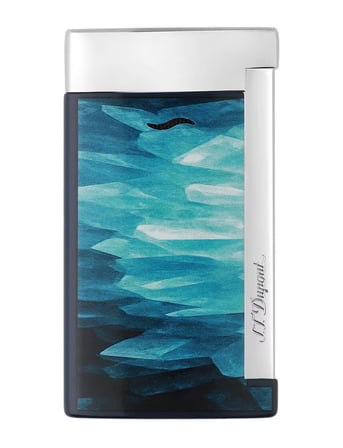S.T. Dupont Slim 7 Geode Mavi Lake Çakmak 27035