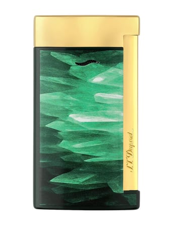S.T. Dupont Slim 7 Geode Yeşil Lake Çakmak 27036