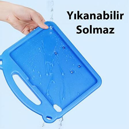 Coofbe Panda Desenli Standlı Zırhlı iPad 10.2 2022 Kılıf Yıkanabilir iPad 10.2 Kılıf Kalem Yerli