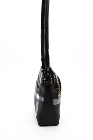 Silver Polo  Kadın  364-35984 SILVER POLO ÇAPRAZ ÇANTA MK129 SİYAH-MAT SİYAH