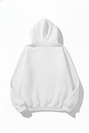 Unisex Yumuşak Dokulu Thousand Baskılı Tasarım Oversize 3 İplik Hoodie Sweatshirt
