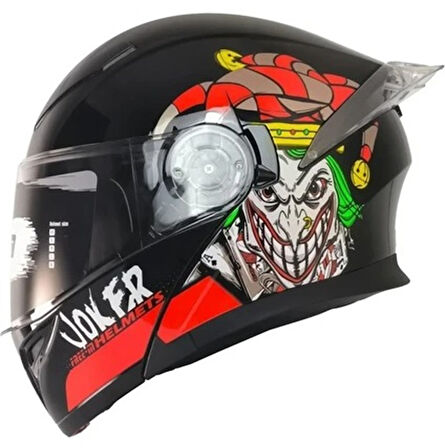 Free-M 965 Çene Açılır Vizörlü Kask Joker