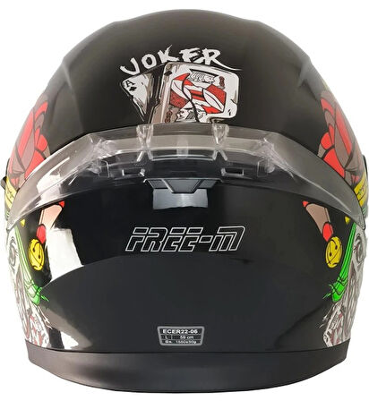 Free-M 965 Çene Açılır Vizörlü Kask Joker