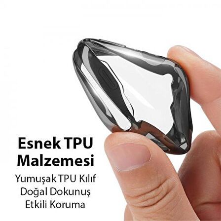 Coofbe Full Korumalı TPU Apple Watch Uyumlu Ultra Kılıf Hassas Dokunuş Apple Watch Uyumlu Ultra 49mm Kılıf Koruma 