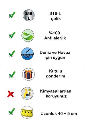 Işıklı Premium Kutuda | Zirkon Taşlı Kalp Kolye | Paslanmaz - 316l Çelik | Mavi Renk