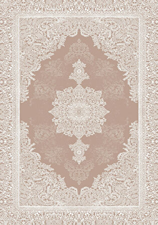 Pamuk Dokuma Taban Kaymaz Yıkanabilir Klasik Desenli  Salon Halısı Mutfak Halısı Koridor Halısı