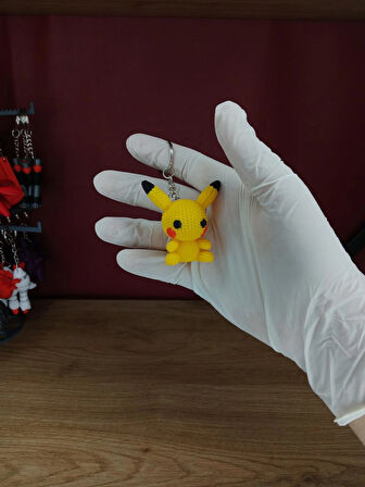 3D Üretim Pikachu Anahtarlık – Çoklu Model Seçeneği ile Hediyelik Ürün