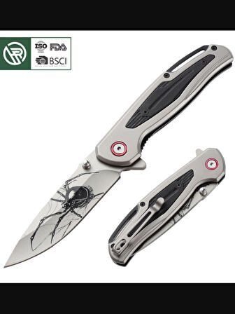 Chongming CM123 Çakı Örümcek 21 cm Manuel Kemerlikli