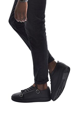 CH191 CST Side Buckle Erkek Ayakkabı SIYAH