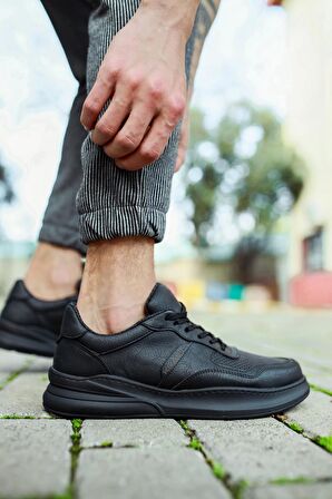 Knack Günlük Ayakkabı 707 Siyah (Siyah Taban)