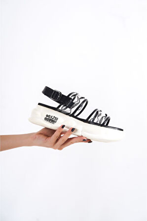 MİRMAR SPOR KADIN SİYAH YAZ SANDALET