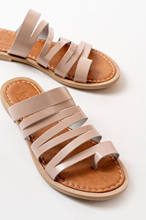  Nut Ortopedik Hakiki Deri Kadın Terlik