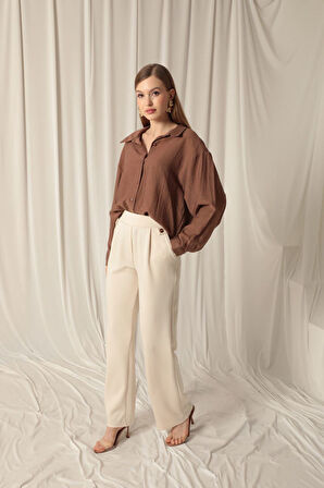 İki İplik Kumaş Kadın Antrasit Sweat