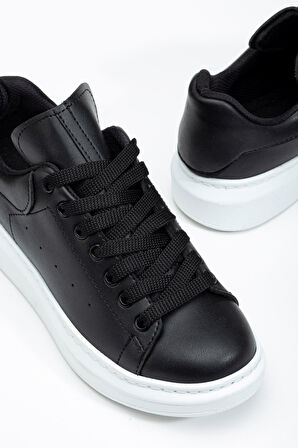 Fersatie Siyah Kadın Sneaker Günlük Ayakkabı