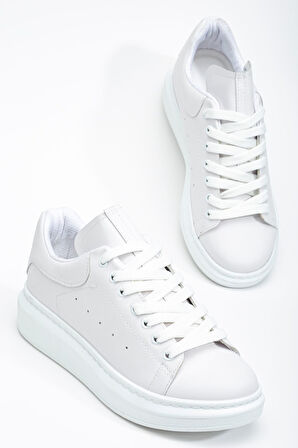 Fersatie Beyaz Kadın Sneaker Günlük Ayakkabı