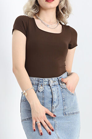 Önü Çift Tulumlu Dalgıç Zıbın Kahve - 20674.631.