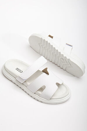 Azure Kadın Yumuşak Tabanlı Günlük Beyaz Terlik