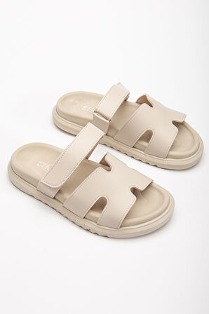 Azure Kadın Yumuşak Tabanlı Günlük Bej Terlik