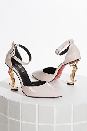 STYLE''S  METAL YÜKSEK  TOPUKLU SİVRİ BURUN  ZARİF STİLETTO