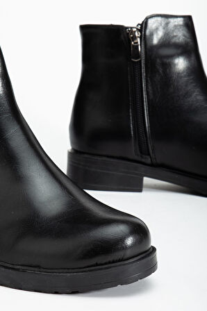 165-204 Siyah Yanki Günlük Kadın Bot