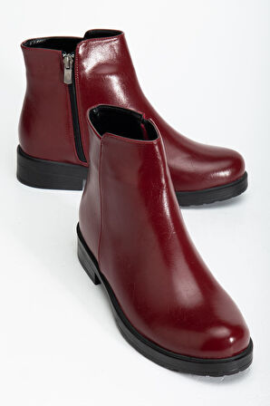 165-204 Bordo Yanki Günlük Kadın Bot