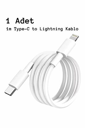 35w Çift Girişli Type-C Priz Başlık + 2 Adet Şarj Kablo Seti İphone/Samsung/Xiamoi/Huawei