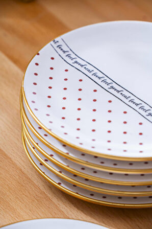 Feel Good 6 lı Pasta Tabağı Seti - 19 cm