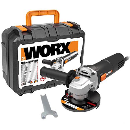 WORX WX718 900Watt 125mm Profesyonel Avuç Taşlama 