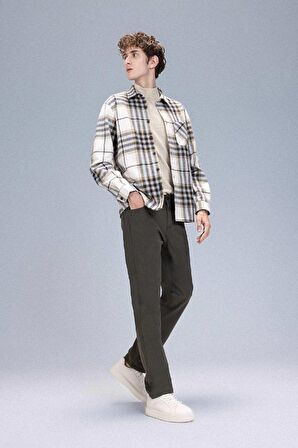 DeFacto Pantolon Slim Fit Dar Kesim Cepli Dar Paça C9436AX24AUKH444