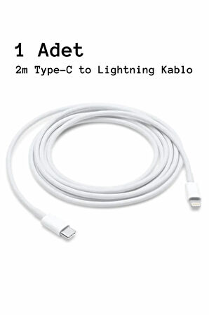 35w Çift Girişli Type-C Priz Başlık + 2 Adet Şarj Kablo Seti İphone/Samsung/Xiamoi/Huawei