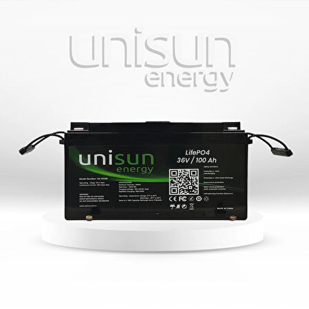 38,4V 100AH Lifepo4 Batarya + Ekran + Bluetooth ( 36V Sistem ) Unisun Enerji