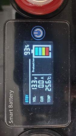 38,4V 100AH Lifepo4 Batarya + Ekran + Bluetooth ( 36V Sistem ) Unisun Enerji