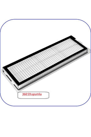 360 S9 Vacuum Cleaner uyumlu hepa filtre yan fırça seti