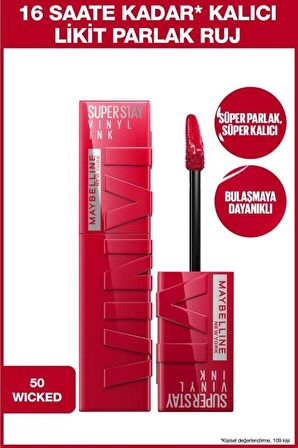 Loreal Telescopic Anında Uzun Kirpikler-Maybelline Kalıcı ve Dolgun Dudaklar 50 Wicked Makyaj Seti