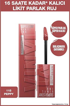 Loreal Telescopic Anında Uzun Kirpikler-Maybelline Kalıcı ve Dolgun Dudaklar 115 Peppy Makyaj Seti