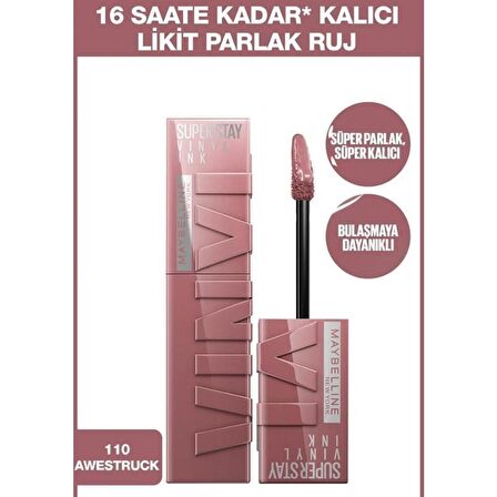 Loreal Telescopic Anında Uzun Kirpikler-Maybelline Kalıcı ve Dolgun Dudaklar 110 Awestruck Makyaj Seti