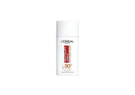 L'Oreal Paris Telescopic Maskara & Revitalift Clinical Spf 50 Günlük Yüksek Uv Korumalı Yüz Güneş Kremi 50ml