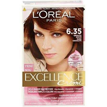 L'Oréal Paris Excellence Creme Saç Boyası 6-35 Çikolata Kahve