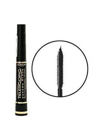 Loreal Paris Telescopic Carbon Black Maskara & Telescopic Gold Maskara Siyah 2'li Set