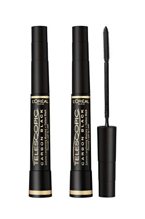 Loreal Telescopic Maskara Carbon Black X2