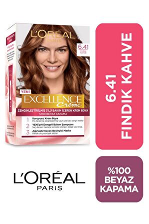 L'Oréal Paris Excellence Creme Saç Boyası 6-41 Fındık Kahvesi
