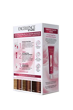 L'Oréal Paris Excellence Creme Saç Boyası 6-41 Fındık Kahvesi