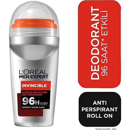 Loreal Men Expert Roll On Invıncıble Lekesiz Koruma 50 Ml